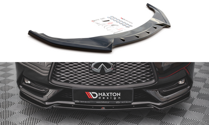 Front Ansatz für Infiniti Q60 S Mk2 schwarz matt