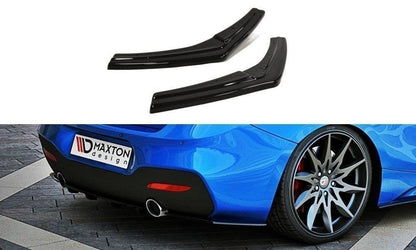 Heck Ansatz Flaps Diffusor für BMW 1er F20/F21 M-Power Facelift schwarz Hochglanz