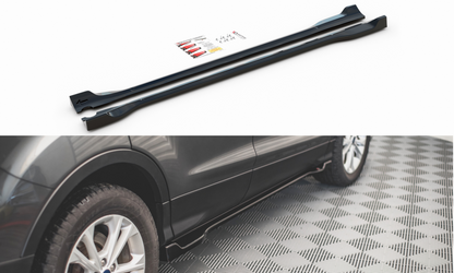 Seitenschweller Ansatz für Ford Escape Mk3 schwarz matt