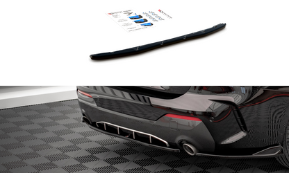Mittlerer Diffusor Heck Ansatz für BMW 4er M-Paket G22 Carbon Look
