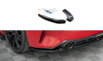 Heck Ansatz Flaps Diffusor für BMW Z4 M-Paket G29 Carbon Look