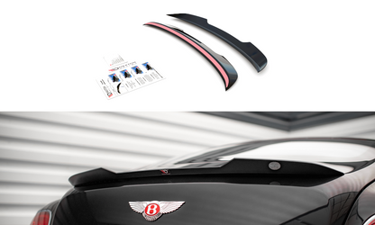 Spoiler CAP für Bentley Continental GT V8 S Mk2 schwarz Hochglanz