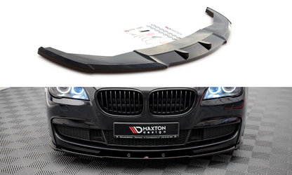 Front Ansatz V.1 für BMW 7 M-Paket F01 schwarz matt