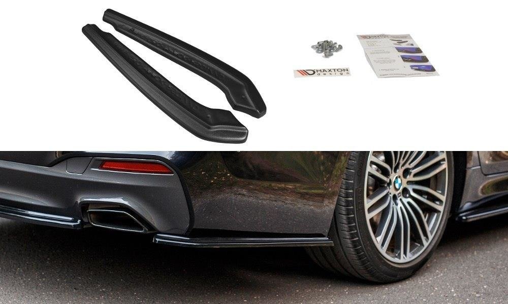 Heck Ansatz Flaps Diffusor für BMW 5er G30/ G31 M-Paket schwarz matt