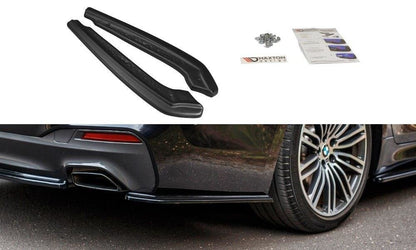 Heck Ansatz Flaps Diffusor für BMW 5er G30/ G31 M-Paket schwarz matt