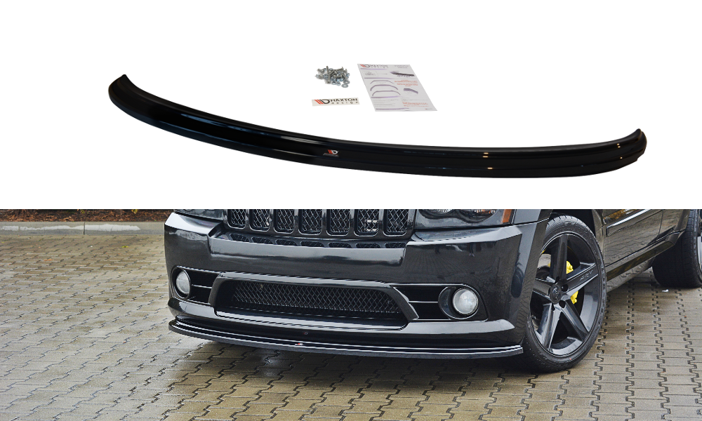 Front Ansatz V.1 für JEEP GRAND CHEROKEE WK STR8 Carbon Look