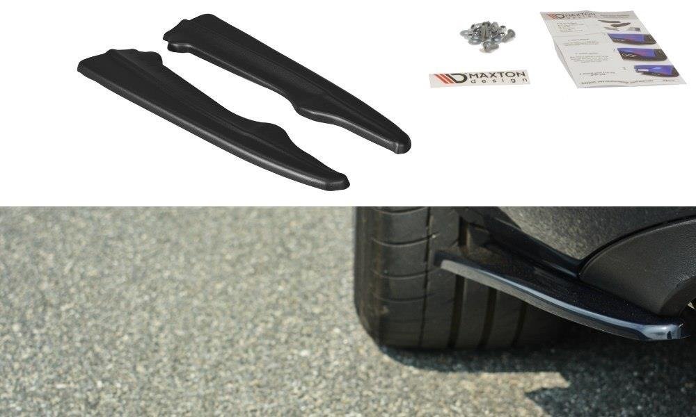 Heck Ansatz Flaps Diffusor für Mercedes E W212 Carbon Look