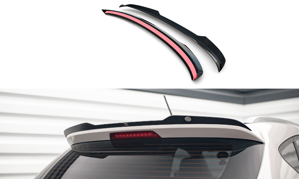 Spoiler CAP für Hyundai ix35 Mk1 schwarz Hochglanz