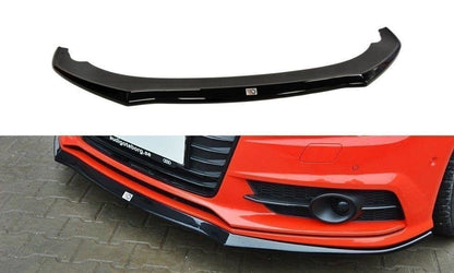 Front Ansatz für Audi S7 / A7 S-Line C7 FL schwarz matt