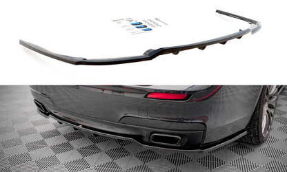 Mittlerer Diffusor Heck Ansatz DTM Look für BMW 7 M-Paket F01 schwarz Hochglanz