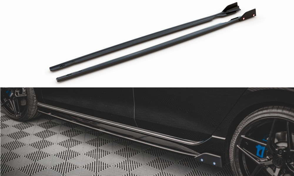 Seitenschweller Ansatz für + Flaps V.2 für Volkswagen Golf R Mk8