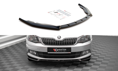Front Ansatz V.1 für Skoda Fabia Mk3 Carbon Look