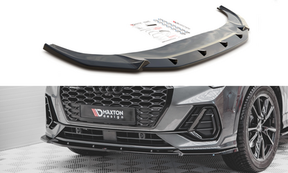 Front Ansatz V.2 für Audi Q3 Sportback S-Line Carbon Look