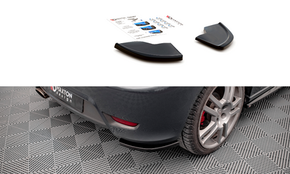 Heck Ansatz Flaps Diffusor für Seat Ibiza Cupra Mk3 schwarz matt
