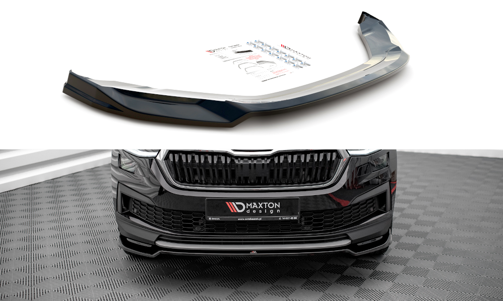 Front Ansatz V.2 für Skoda Kodiaq Mk1 Facelift Carbon Look