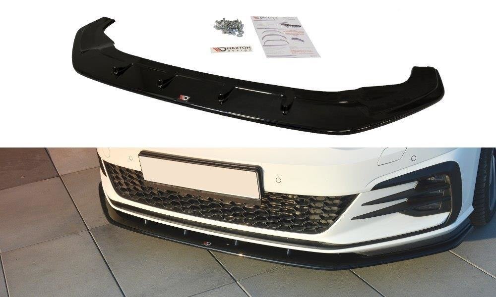 Front Ansatz für VW GOLF 7 GTI FACELIFT V.1 Carbon Look