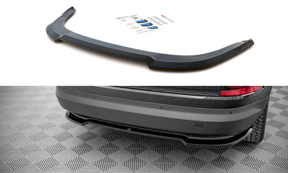 Mittlerer Diffusor Heck Ansatz für Skoda Kodiaq Mk1 Facelift schwarz matt