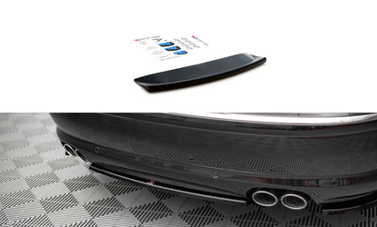 Mittlerer Diffusor Heck Ansatz für Audi S8 D3 Carbon Look