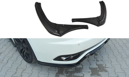 Heck Ansatz Flaps Diffusor V.2 für MASERATI GRANTURISMO 2007-2011 schwarz matt