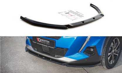 Front Ansatz V.2 für Peugeot 2008 Mk2 Carbon Look