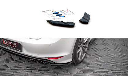 Heck Ansatz Flaps Diffusor V.3 für Volkswagen Golf R Mk7 Carbon Look