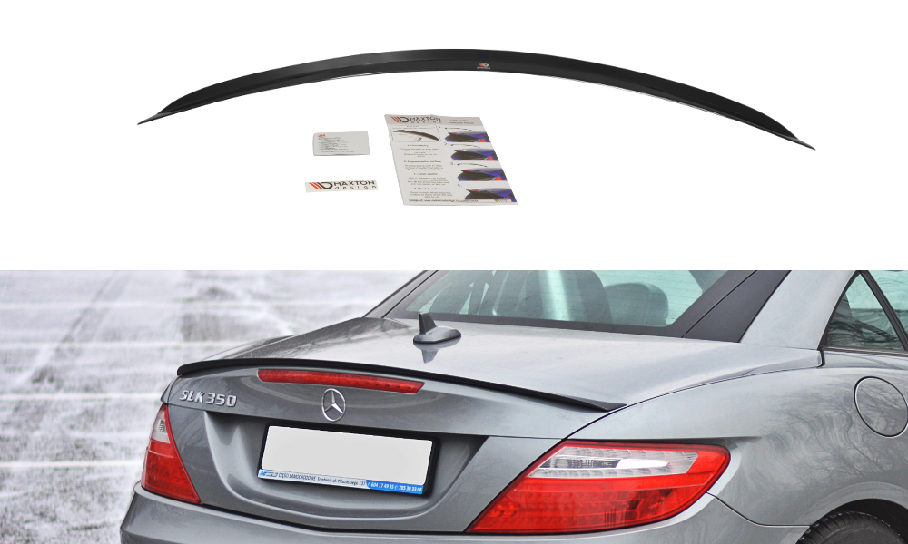 Spoiler CAP für Mercedes SLK R172 schwarz matt