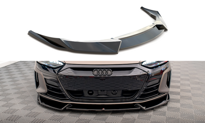 Front Ansatz V.1 für Audi e-Tron GT / RS GT Mk1 schwarz Hochglanz