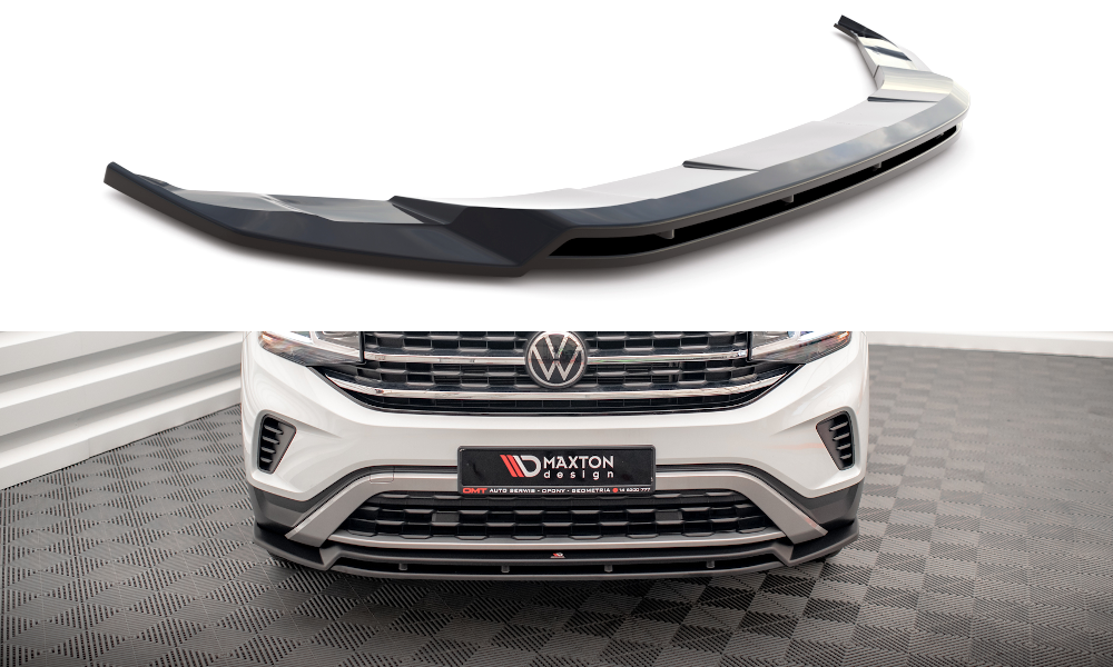 Front Ansatz V.2 für Volkswagen Atlas Cross Sport Carbon Look