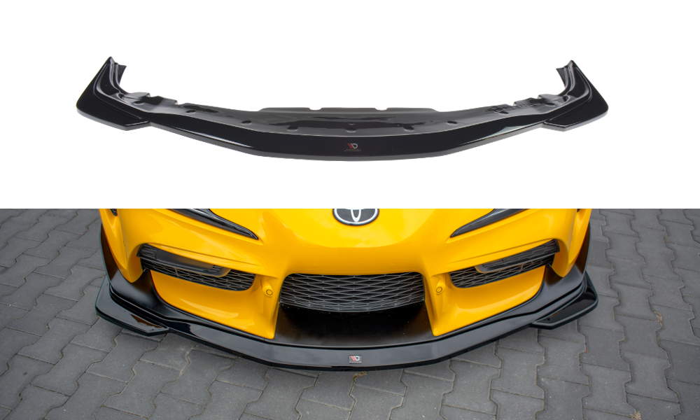 Front Ansatz V.1 für Toyota Supra Mk5 schwarz Hochglanz