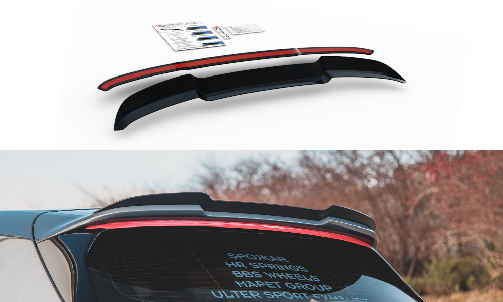 Spoiler CAP für BMW 1er F40 M135i schwarz matt