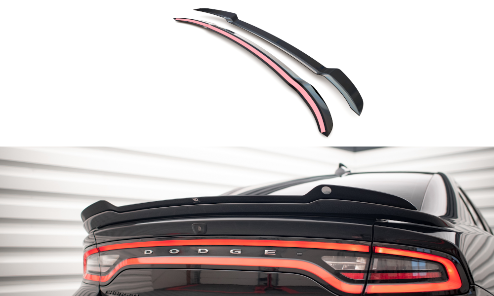 Spoiler CAP für Dodge Charger SRT Mk7 Facelift Carbon Look