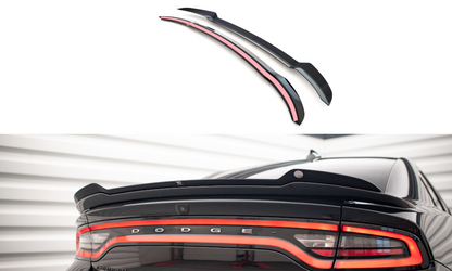 Spoiler CAP für Dodge Charger SRT Mk7 Facelift schwarz Hochglanz