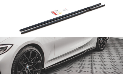 Seitenschweller Ansatz für BMW 3er G20 / G21 Carbon Look