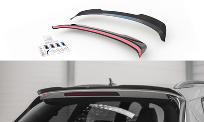 Spoiler CAP V.1 für Skoda Kodiaq Mk1 Sportline/RS Carbon Look