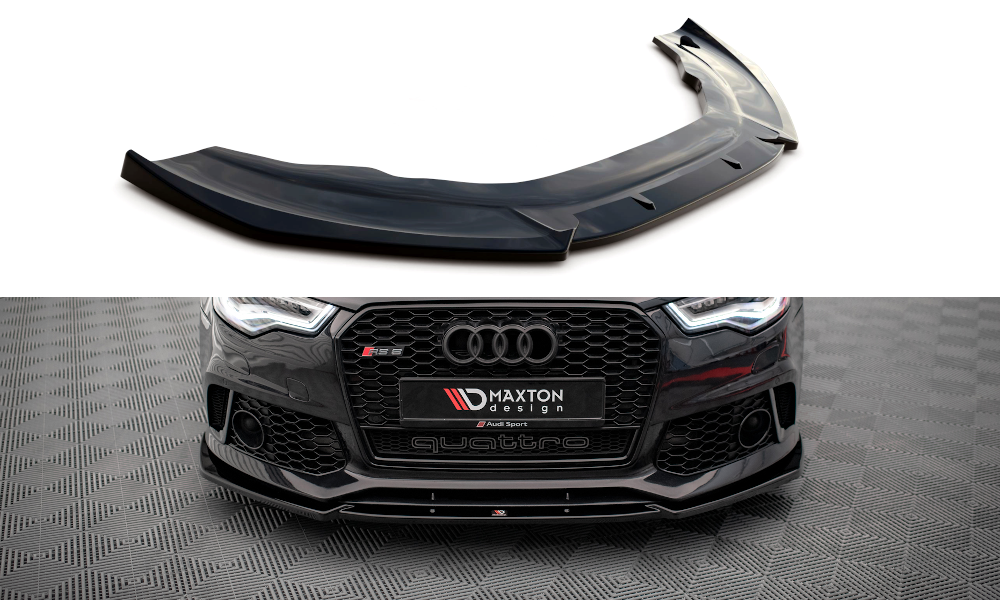 Front Ansatz für Audi A6 RS6 Look C7 Carbon Look