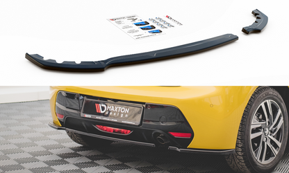 Heck Ansatz Flaps Diffusor für Peugeot 208 Mk2 schwarz matt