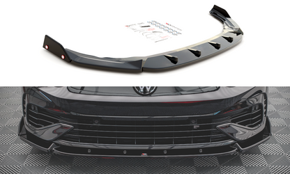 Front Ansatz +Flaps für V.2 Volkswagen Golf R Mk8