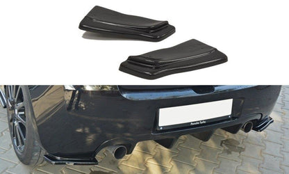 Heck Ansatz Flaps Diffusor für RENAULT CLIO III RS schwarz Hochglanz