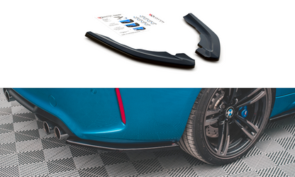Heck Ansatz Flaps Diffusor V.2 für BMW M2 F87 Carbon Look