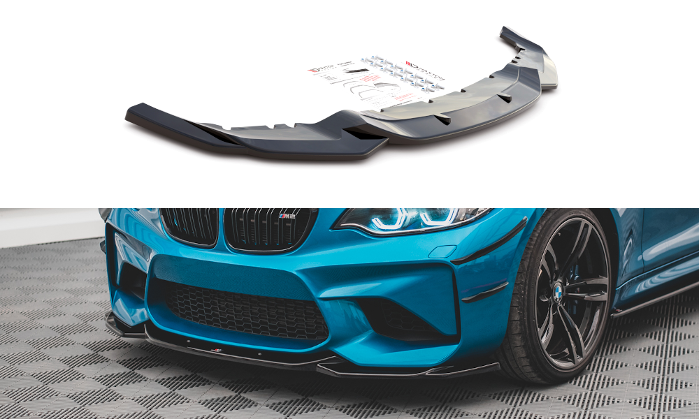 Front Ansatz V.3 für BMW M2 F87 schwarz matt