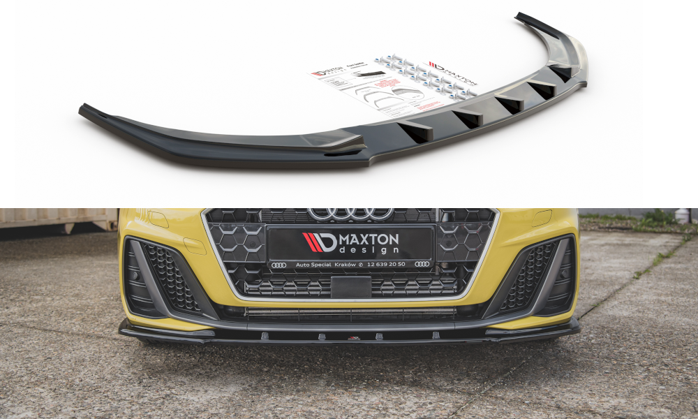 Front Ansatz V.1 für Audi A1 S-Line GB Carbon Look