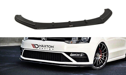 Front Ansatz für v.1 VW POLO MK5 GTI FACELIFT schwarz matt