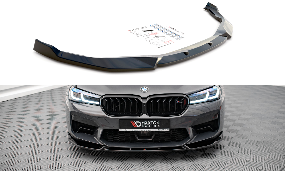 Front Ansatz V.1 für BMW M5 F90 Facelift schwarz matt