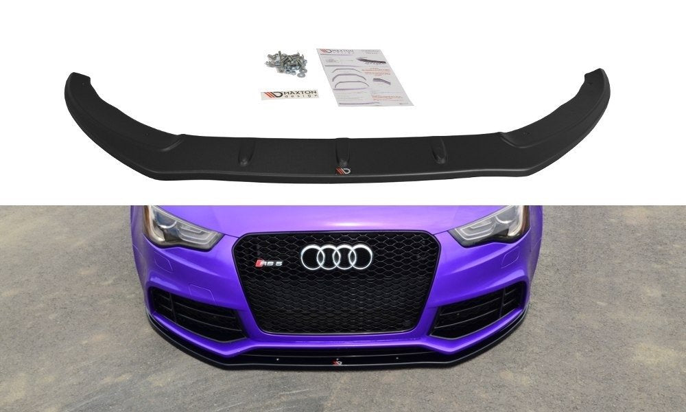 Front Ansatz für Audi RS5 8T / 8T FL  schwarz matt