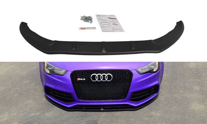 Front Ansatz für Audi RS5 8T / 8T FL  schwarz matt