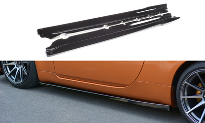 Seitenschweller Ansatz für NISSAN 350Z schwarz matt