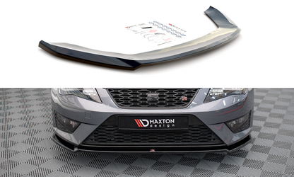 Front Ansatz V.2 für Seat Leon FR / Cupra Mk3 schwarz matt