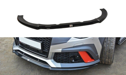 Front Ansatz V.2 für Audi RS6 C7 / C7 FL schwarz Hochglanz
