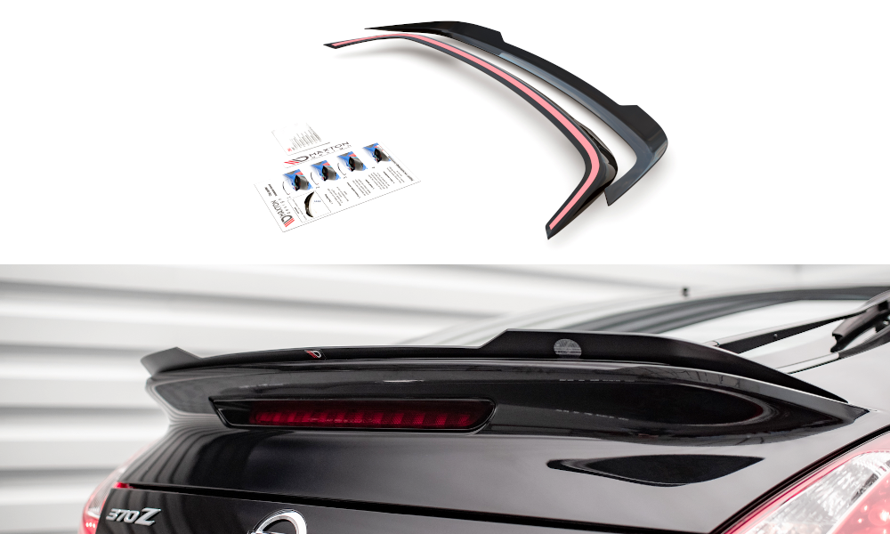 Spoiler CAP für Nissan 370Z Nismo Facelift schwarz matt