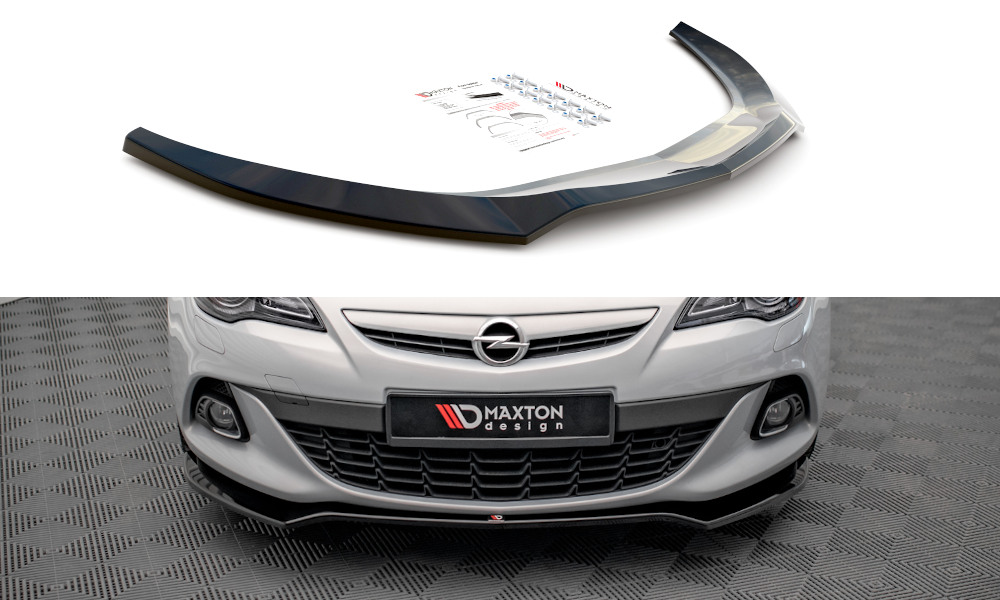 Front Ansatz V.2 für Opel Astra GTC OPC-Line J Carbon Look